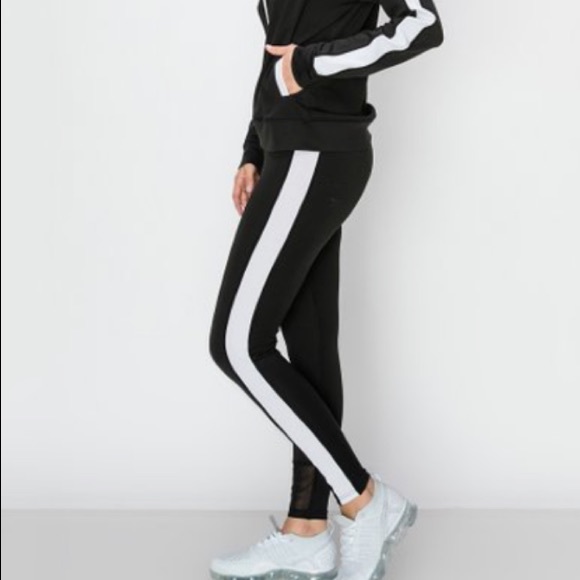 nike side stripe pants